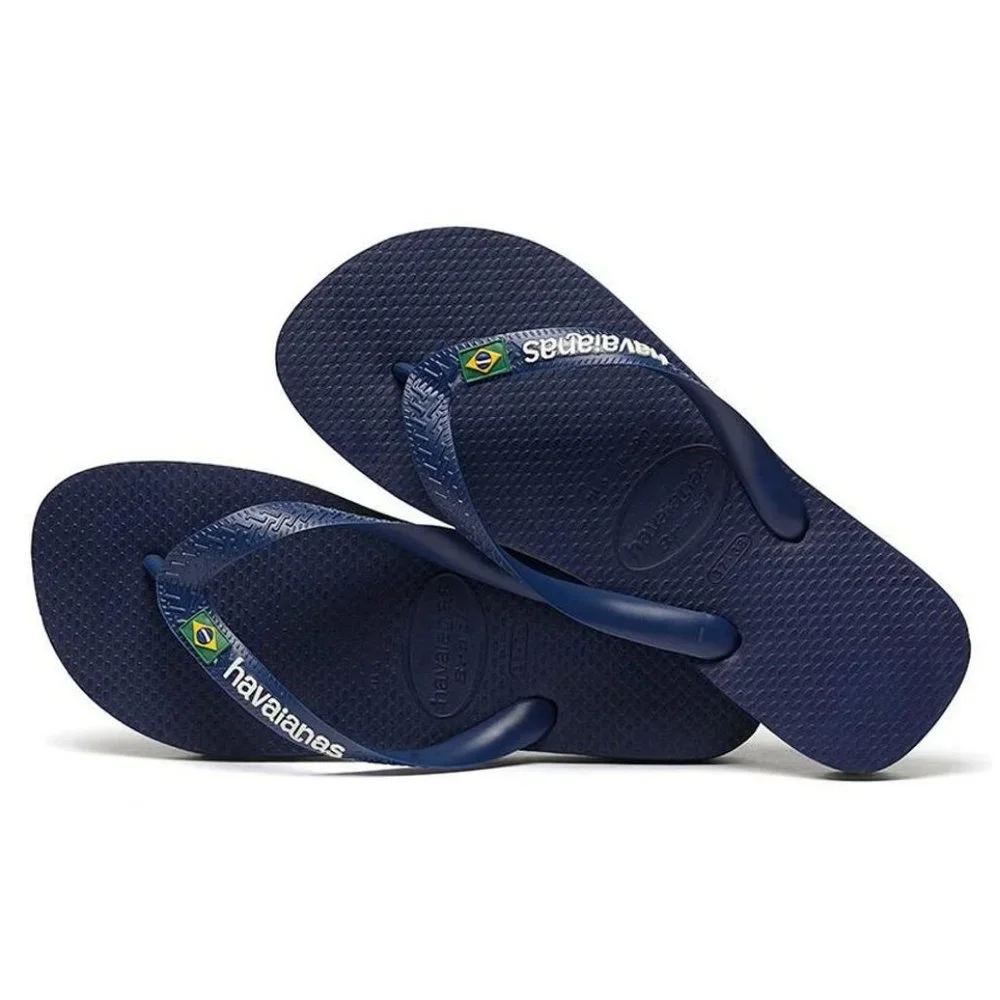 HAVAIANAS Navy Flip Flops - Picture 2 of 3